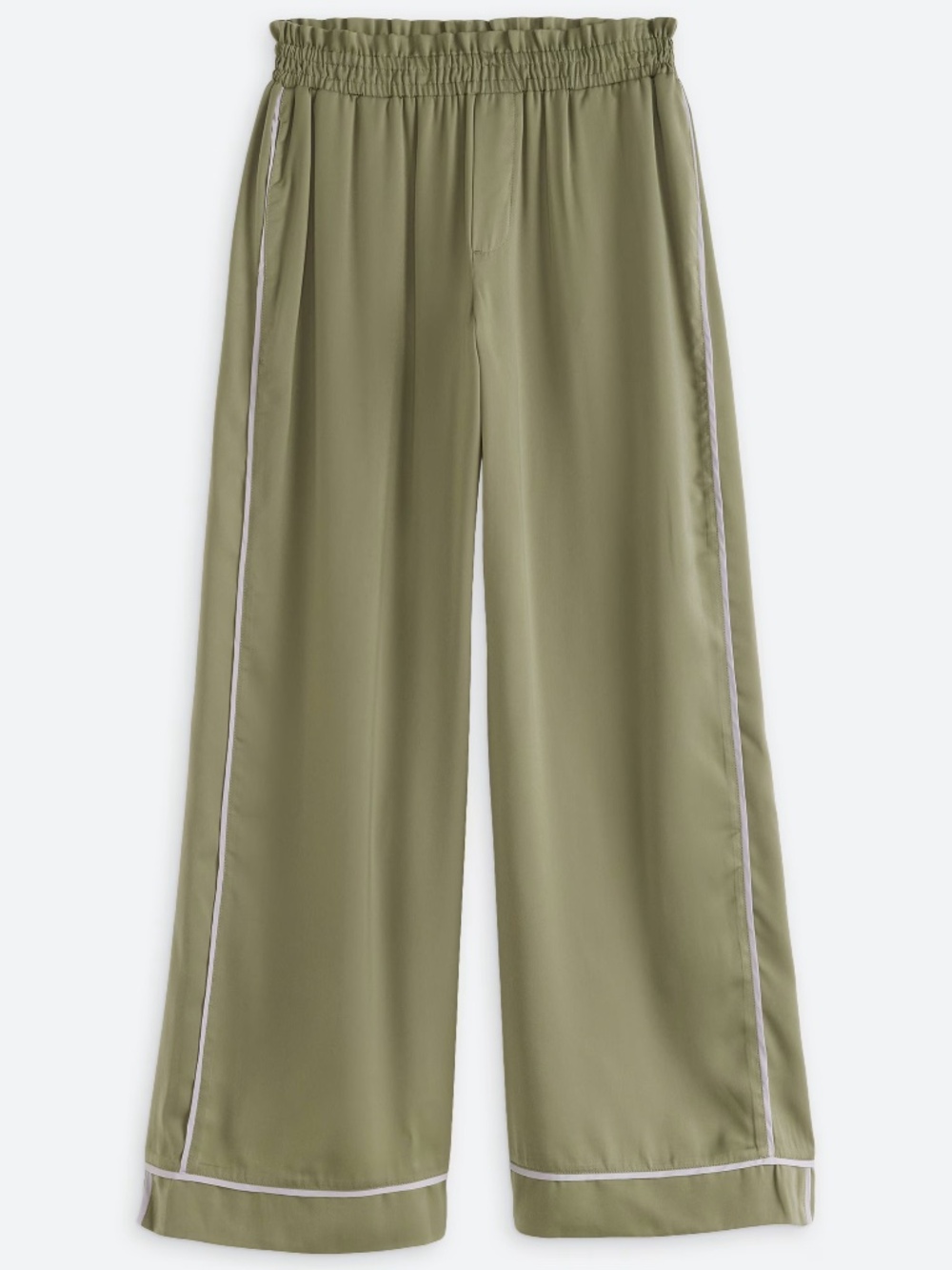 Skyrise Palazzo W/ Side Panel And Overlap Slit Hem